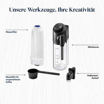 Magnifica Start (ECAM220.91.B)- Perfetto Kaffeevollautomat,4 One-Touch-Getränke,Cappuccino,Espresso Kaffeemaschine,Soft-Touch-Bedienfeld