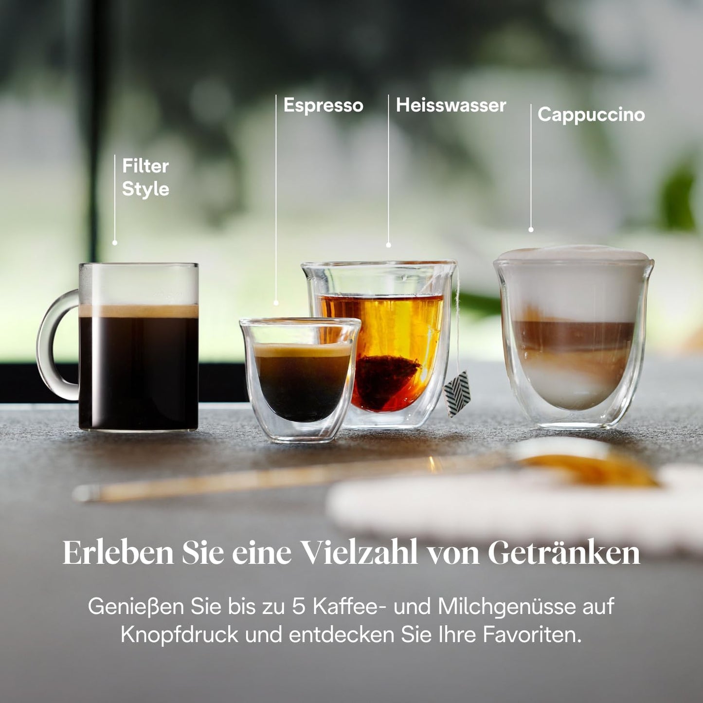 Magnifica Start (ECAM220.91.B)- Perfetto Kaffeevollautomat,4 One-Touch-Getränke,Cappuccino,Espresso Kaffeemaschine,Soft-Touch-Bedienfeld